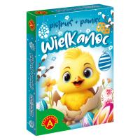 Karty Piotruś +Pamięć Wielkanoc. Wydawca: ALEXANDER GRY. SmakLiter.pl Opakowanie Karty Piotruś +Pamięć Wielkanoc