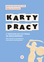 Karty pracy z tekstami do czytania ze zrozumieniem dla uczniów ze specjalnymi potrzebami edukacyjnym. Autor: Agnieszka Borowska-Kociemba, Małgorzata Krukowska. SmakLiter.pl Okładka książki Karty pracy z tekstami do czytania ze zrozumieniem dla uczniów ze specjalnymi potrzebami edukacyjnym