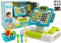 Opakowanie Kasa sklepowa fiskalna dotykowa niebieska