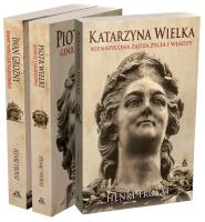 Katarzyna Wielka / Piotr Wielki / Iwan Groźny (pakiet). Autor: Henri Troyat. SmakLiter.pl Okładka książki Katarzyna Wielka / Piotr Wielki / Iwan Groźny (pakiet)