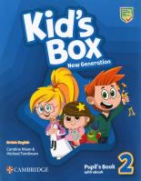 Kid's Box New Generation 2 Pupil's Book with eBook. Autor: Nixon Caroline, Tomlinson Michael. SmakLiter.pl Okładka książki Kid's Box New Generation 2 Pupil's Book with eBook