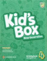 Kid's Box New Generation 4 Activity Book with Digital Pack. Autor: Nixon Caroline, Tomlinson Michael. SmakLiter.pl Okładka książki Kid's Box New Generation 4 Activity Book with Digital Pack