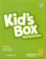Kid's Box New Generation 5 Activity Book with Digital Pack. Autor: Nixon Caroline, Tomlinson Michael. SmakLiter.pl Okładka książki Kid's Box New Generation 5 Activity Book with Digital Pack