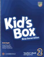 Kid`s Box New Generation Level 2. Autor: Frino Lucy, Nixon Caroline, Tomlinson Michael. SmakLiter.pl Okładka książki Kid`s Box New Generation Level 2