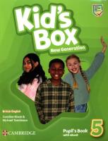Kid`s Box New Generation Level 5. Autor: Nixon Caroline, Tomlinson Michael. SmakLiter.pl Okładka książki Kid`s Box New Generation Level 5