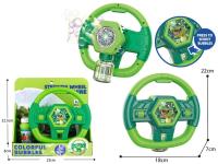 Kierownica na bańki mydlane Dino. Wydawca: Czapska. SmakLiter.pl Opakowanie Kierownica na bańki mydlane Dino