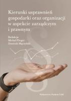 Opakowanie Kierunki usprawnień gospodarki oraz organizacji  w aspekcie zarządczym i prawnym