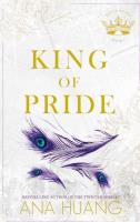 King of Pride. Autor: Huang Ana. SmakLiter.pl Okładka książki King of Pride