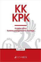 KK. KPK. Kodeks karny. Kodeks postępowania karnego. Edycja Prokuratorska wyd. 46. Autor: opracowanie redakcyjne. SmakLiter.pl Okładka książki KK. KPK. Kodeks karny. Kodeks postępowania karnego. Edycja Prokuratorska wyd. 46