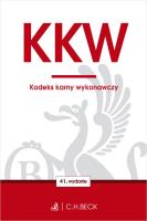 KKW. Kodeks karny wykonawczy wyd. 41. Autor: Opracowanie zbiorowe. SmakLiter.pl Okładka książki KKW. Kodeks karny wykonawczy wyd. 41