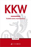 KKW. Kodeks karny wykonawczy. Autor: Opracowanie zbiorowe. SmakLiter.pl Okładka książki KKW. Kodeks karny wykonawczy
