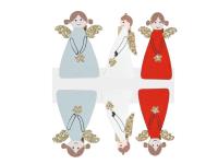 Opakowanie Klamerka drewniana anioły