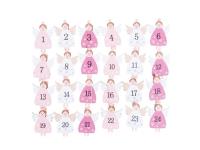 Opakowanie Klamerka drewniana kalendarz adwentowy aniołki