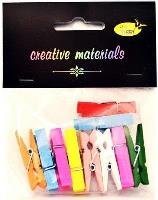 Opakowanie Klamerki kolorowe 35mm 10szt