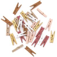 Opakowanie Klamerki mini drewniane vintage 3cm 30szt