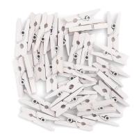 Klamerki mini white 30szt. Wydawca: Dalprint. SmakLiter.pl Opakowanie Klamerki mini white 30szt