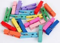 Opakowanie Klamerki ozdobne Color duże