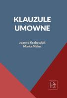 Klauzule umowne. Autor: Krakowiak Joanna, Malec Marta. SmakLiter.pl Okładka książki Klauzule umowne