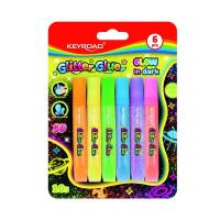 Opakowanie Klej brokatowy fluorescencyjny 10g 6 kolodów