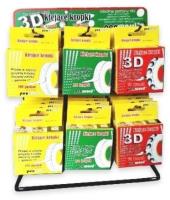 Opakowanie Klejące kropki, kropki 3d, paski ekspozytor 30szt