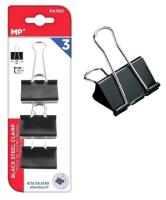 Klipsy biurowe 3szt. Wydawca: MP Main Paper. SmakLiter.pl Opakowanie Klipsy biurowe 3szt