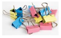 Opakowanie Klipy 19mm kolorowe 40szt