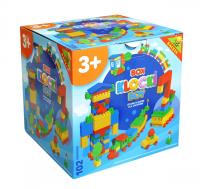 Klocki 102el. Wydawca: Baczek. SmakLiter.pl Opakowanie Klocki 102el