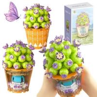 Opakowanie Klocki 3D kwiatki 170el