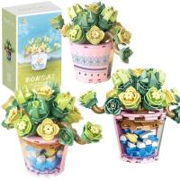 Opakowanie Klocki 3D kwiatki 175el