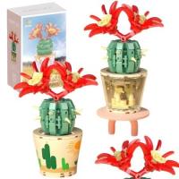 Opakowanie Klocki 3D kwiatki kaktus 174el