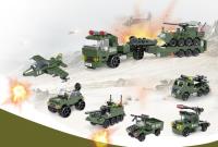 Opakowanie Klocki Armia wojsko zestaw 7w1