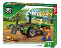 Opakowanie Klocki Blocki MyFarm Traktor z pługiem 85 el.