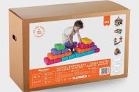 Opakowanie Klocki Budowlane Cegły 33el pastel