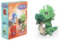 Opakowanie Klocki dinozaury T-Rex  zielony 331 elementów