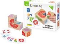 Opakowanie Klocki drewniane Ułóż wzór 4el
