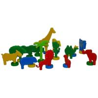 Opakowanie Klocki konstrukcyjne Kolorowe zoo