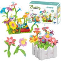 Opakowanie Klocki konstrukcyjne kwiatki 99el