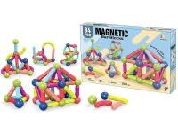 Klocki magnetyczne 3D 84el. Wydawca: ADAR. SmakLiter.pl Opakowanie Klocki magnetyczne 3D 84el