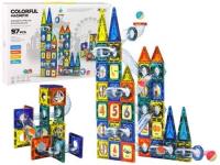 Opakowanie Klocki magnetyczne zamek tor dla kulek 97el