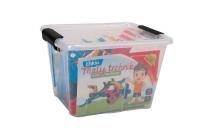 Klocki mały technik 90el. Wydawca: Baczek. SmakLiter.pl Opakowanie Klocki mały technik 90el