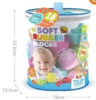 Opakowanie Klocki miękkie 18szt