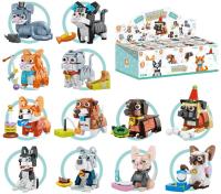 Opakowanie Klocki pies/kot 120el MIX