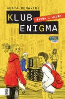 Klub Enigma. Autor: Romaniuk Agata. SmakLiter.pl Okładka książki Klub Enigma