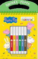 Okładka książki Kochamy przyrodę. Świnka Peppa. Ulubione kolorowanki