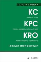 Kodeks cywilny. Kodeks postępowania cywilnego. Kodeks rodzinny i opiekuńczy. 13 innych aktów prawnych wyd. 50. Autor: Opracowanie zbiorowe. SmakLiter.pl Okładka książki Kodeks cywilny. Kodeks postępowania cywilnego. Kodeks rodzinny i opiekuńczy. 13 innych aktów prawnych wyd. 50