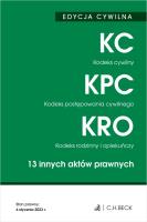 Kodeks cywilny. Kodeks postępowania cywilnego. Kodeks rodzinny i opiekuńczy. 13 innych aktów prawnych wyd. 85. Autor: Opracowanie zbiorowe. SmakLiter.pl Okładka książki Kodeks cywilny. Kodeks postępowania cywilnego. Kodeks rodzinny i opiekuńczy. 13 innych aktów prawnych wyd. 85