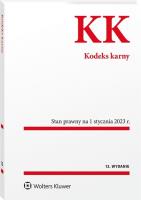 Kodeks karny. Przepisy. Autor: Opracowanie zbiorowe. SmakLiter.pl Okładka książki Kodeks karny. Przepisy