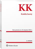 Kodeks karny. Przepisy. Autor: Opracowanie zbiorowe. SmakLiter.pl Okładka książki Kodeks karny. Przepisy