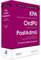 Kodeks postępowania administracyjnego w.38. Autor:   Praca zbiorowa. SmakLiter.pl Okładka książki Kodeks postępowania administracyjnego w.38