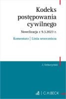 Kodeks postępowania cywilnego. Autor: Gołaczyński Jacek. SmakLiter.pl Okładka książki Kodeks postępowania cywilnego